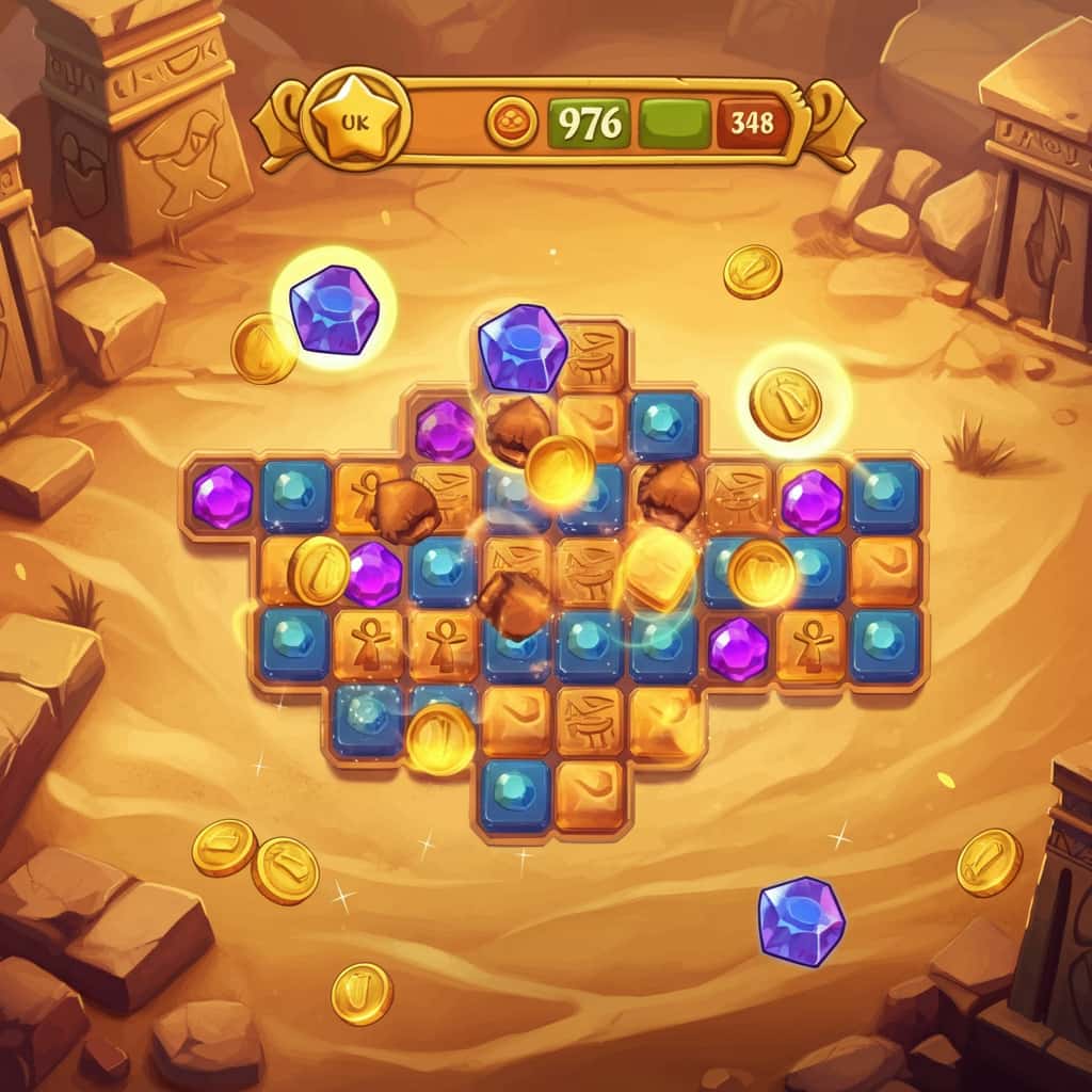 Game feature illustration left